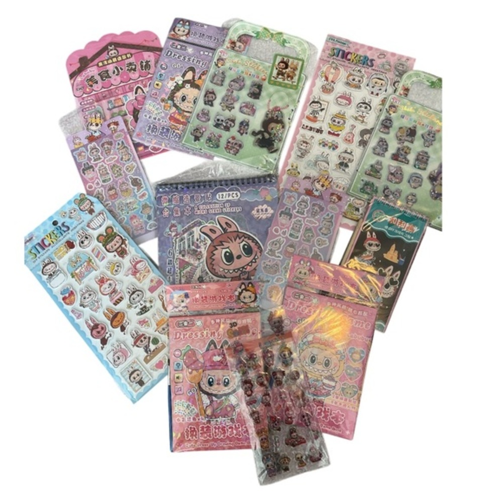 Little Monsters Labubu Stickers Activity Pack